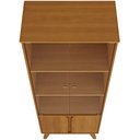 Ver imagem 7 de Cristaleira para Sala de Jantar 4 Portas Pés Madeira Retrô Madri B02 Naturalle - Lyam Decor