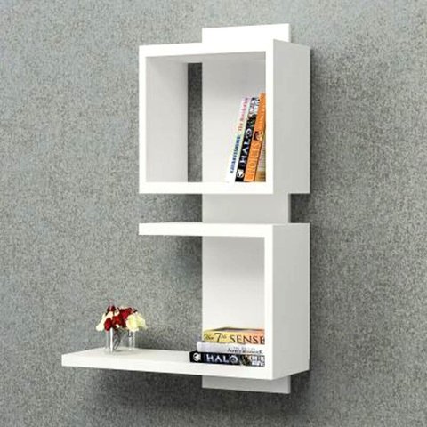 Prateleira e Nicho Mdf Branco Tx Prtbr023