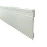 Rodape Poliestireno Frisado 15cm Branco - 2,4 Metros - 1