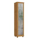 Ver imagem 1 de Armário E Sapateira Multiuso Marrie Com Espelho 1 Porta Nature J&A Nature