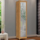 Ver imagem 6 de Armário E Sapateira Multiuso Marrie Com Espelho 1 Porta Nature J&A Nature