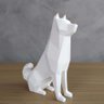 Akita Geométrico Decorativo - Branco - 1