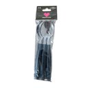 Ver imagem 2 de Kit 6 Colher de Mesa Inox Linha Mato Grosso - Preta