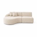Ver imagem 2 de Sofá 3 Lugares Bariloche Modular Moderno Bouclé