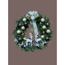 Ver imagem 2 de Guirlanda 195 Galhos com Led's Decorada Dourada - 90cm