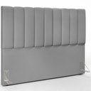 Ver imagem 3 de Kit Cabeceira Cama Box Casal King 195cm com Calçadeira Baú Dália W01 Facto Cinza - Lyam