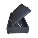 Ver imagem 4 de Cama Box Baú Solteiro Poliéster 78x188cm - Genki Kenko Colchões:cinza