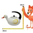 Ver imagem 3 de Chaleira Bico de Pato Branca Esmaltada 2,5l