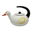 Ver imagem 1 de Chaleira Bico de Pato Branca Esmaltada 2,5l