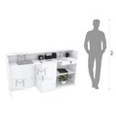 Ver imagem 6 de BALCÃO CAIXA COM PORTA M230.2021.B (LOJA, CAIXA, ATENDENDE) MUNDI MOVEIS