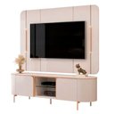 Ver imagem 3 de Bancada com Painel para Tvs até 65 Polegadas Dj Móveis Adele com Led e 2 Portas