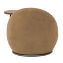 Ver imagem 7 de Poltrona Orgânica Kaira com Mesa Lateral Esquerda Base Fixa Titânio Bouclé Camel - Nexta Casa