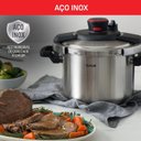 Ver imagem 6 de Panela de Pressão Unique 6L 2EM1 em Inox Tefal