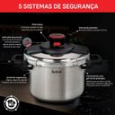 Ver imagem 5 de Panela de Pressão Unique 6L 2EM1 em Inox Tefal