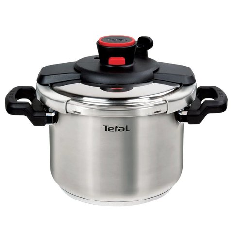 Panela de Pressão Unique 6L 2EM1 em Inox Tefal