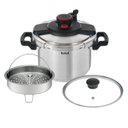 Ver imagem 2 de Panela de Pressão Unique 6L 2EM1 em Inox Tefal