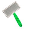 Escova Tira Pelos Rasqueadeira de Gato Cachorro Verde 14,5x8,5cm - Casambiente PETS021-VD - 1