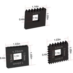 7402 Conjunto de Molde Métrico Universal Externo e 202817 - 6