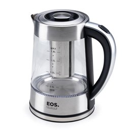 Chaleira Elétrica Eos 1,8 Litros Chef Gourmet Glass Tea Inox Ech04g 110v - 2