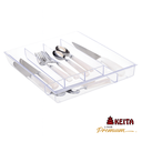 Ver imagem 2 de Porta-Talheres sem Tampa Cristal 33,5 x 29,8 x 4,5 Centímetros - Keita