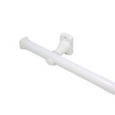 Ver imagem 1 de Kit Varão para Cortina 2,0mts Branco 28mm Compacto Sala / Quarto