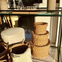 Ver imagem 4 de Cesto De Palha Natural Seagrass Carajas Com Tampa Médio