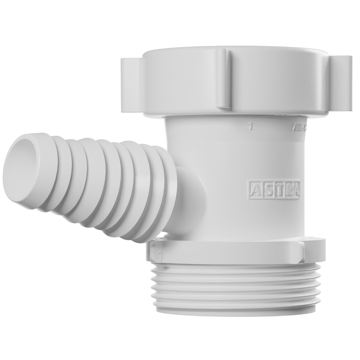 Adaptador para Máquina de Lavar Louça + Mangueira + Sifão Sanfonado Universal + Abraçadeira 1" + Fit - 6