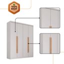 Ver imagem 6 de Guarda Roupa Infantil Sonho 100 Mdf 4 Portas e 2 Gavetas Moderna Mobília