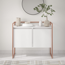Ver imagem 1 de Buffet Valen 2 Portas Industrial Branco Cobre
