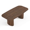 Ver imagem 2 de Mesa de Jantar Orgânica Tivoli 220cm X 110cm 8 Lugares Lamina Cinamomo Castanho