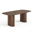 Ver imagem 1 de Mesa de Jantar Orgânica Tivoli 220cm X 110cm 8 Lugares Lamina Cinamomo Castanho