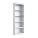 Ver imagem 2 de Estante Multiuso para Livros 60x182,3x30 c/ 4 Prateleiras - Branca