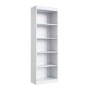 Ver imagem 2 de Estante para Livros 60x182,3x30 c/ 4 Prateleiras - Branca