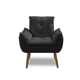 Kit 2 Poltronas Decorativas Opala Recepção Luxo Confortável - 5