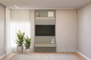 Ver imagem 1 de Painel Ripado Modular 141 X 250cm com Nicho e Prateleira Curva 1.4 Linea Brasil