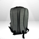 Ver imagem 4 de Mochila Executiva Básica Slim Notebook Moderna com Usb Cinza