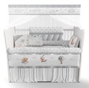 Ver imagem 1 de Kit de Berço Enxoval de Bebê Ursinho Nuvens Cinza