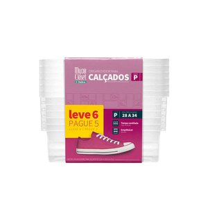 Organizador para Sapatos Cristal 4,2l Ordene 6un