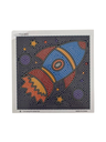 Ver imagem 1 de Kit Pintura Diamante Diy 5d Infantil com Moldura Porta Retrato Azul Escuro