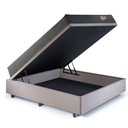 Ver imagem 4 de Cama Box Casal com Baú 138x188 com Colchão Adapto Ecoflex Molas Ensacadas Suede