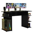 Ver imagem 3 de Escrivaninha Mesa para Computador Gamer Preto 9424 Madesa