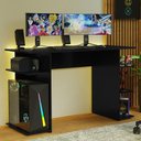 Ver imagem 1 de Escrivaninha Mesa para Computador Gamer Preto 9424 Madesa