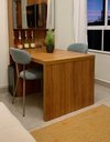 Ver imagem 2 de Par de Cadeiras Design Bouclé Azul e Base Champagne Premium
