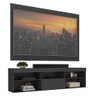Rack Com Painel Tv 75" Web Multimóveis Mp1045 Preto - 10