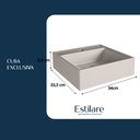 Ver imagem 5 de Conjunto de Banheiro com Cuba Nature Estilare 110cm