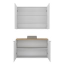 Ver imagem 3 de Conjunto de Banheiro com Cuba Nature Estilare 110cm