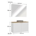 Ver imagem 4 de Conjunto de Banheiro com Cuba Nature Estilare 110cm