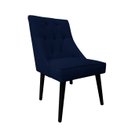 Ver imagem 1 de Cadeira de Jantar Bela Capitone Suede Azul Marinho