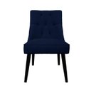 Ver imagem 3 de Cadeira de Jantar Bela Capitone Suede Azul Marinho