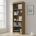 Ver imagem 2 de Estante Livreiro Multiuso 4 Prateleiras 1,71m Office Jequitibá J&a
